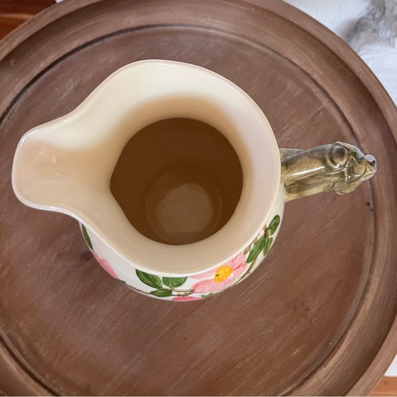 Vintage Franciscan ware Desert Rose Pitcher from original Los Feliz Location - Picture 6 of 8